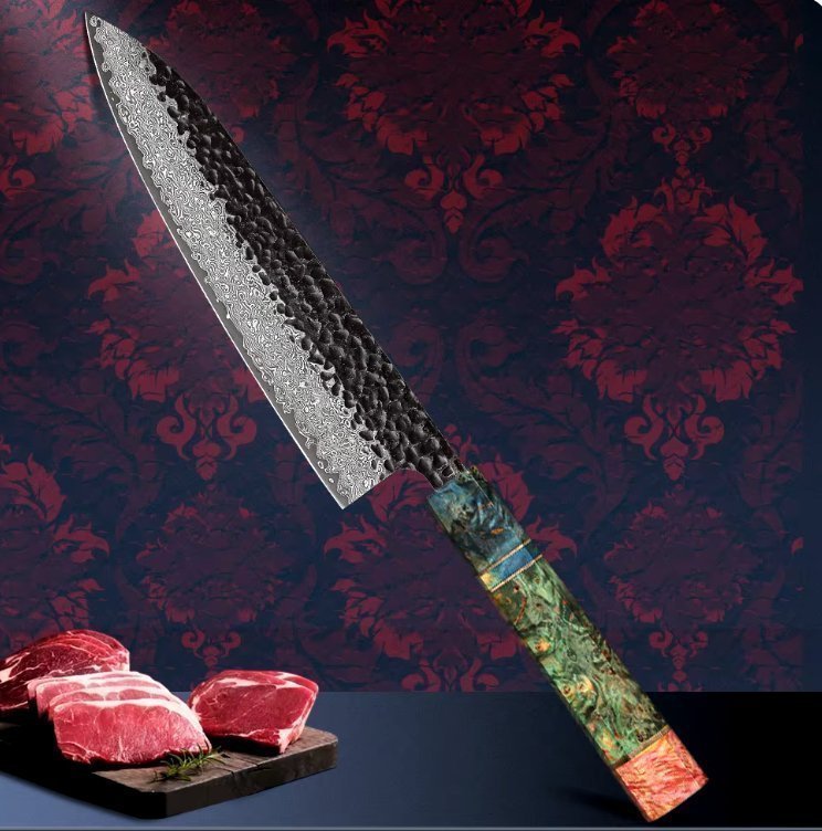 Couteau damas | Kurogami™ - Artisan Culinaire