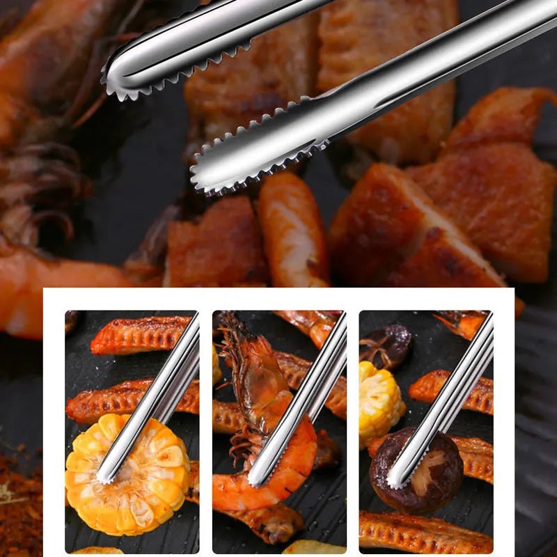 Grillax™ - Pince Grillades Inox - Artisan Culinaire